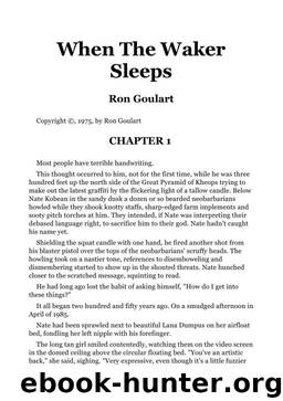 When The Waker Sleeps by Ron Goulart