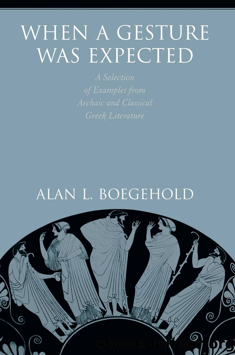 When a Gesture Was Expected by Alan L. Boegehold;