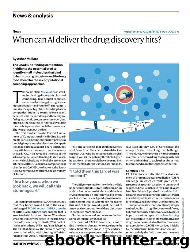 When can AI deliver the drug discovery hits? by Asher Mullard