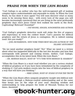 When the Lion Roars by Carl Gallups