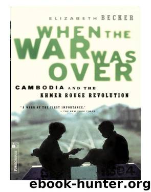 When the War Was Over by Elizabeth Becker