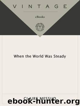 When the World Was Steady by Claire Messud