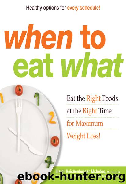 When to Eat What by Heidi Reichenberger McIndoo