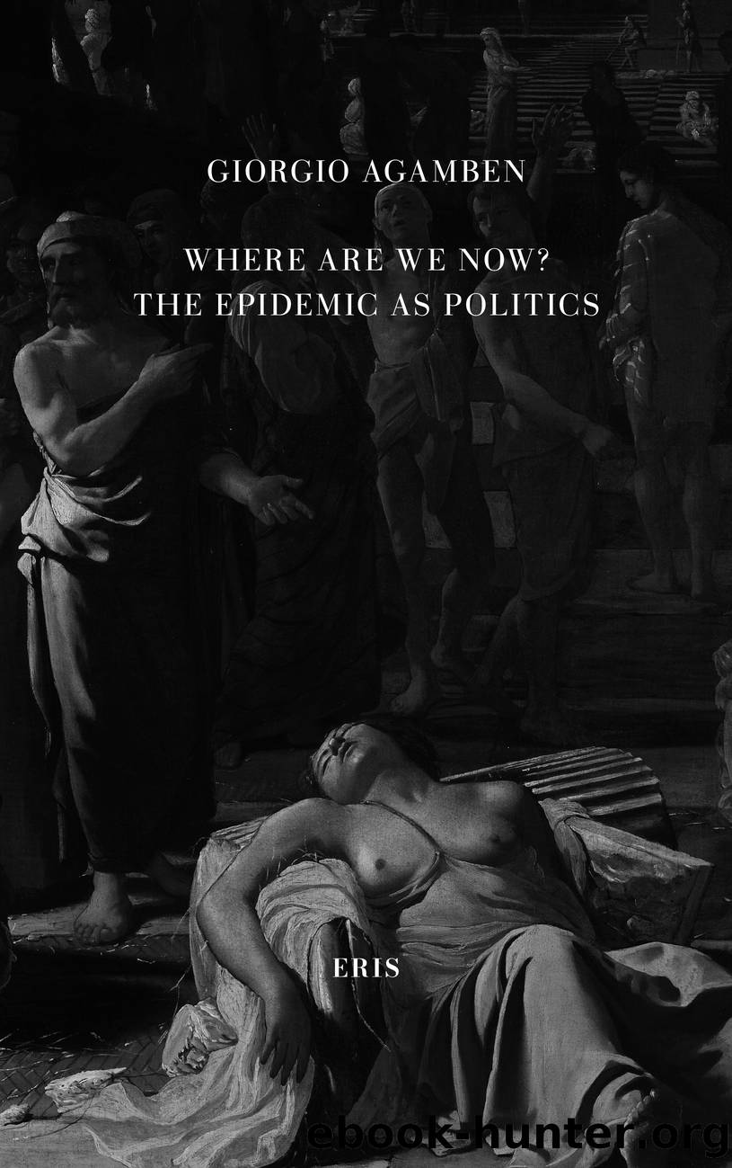 Where Are We Now by Giorgio Agamben