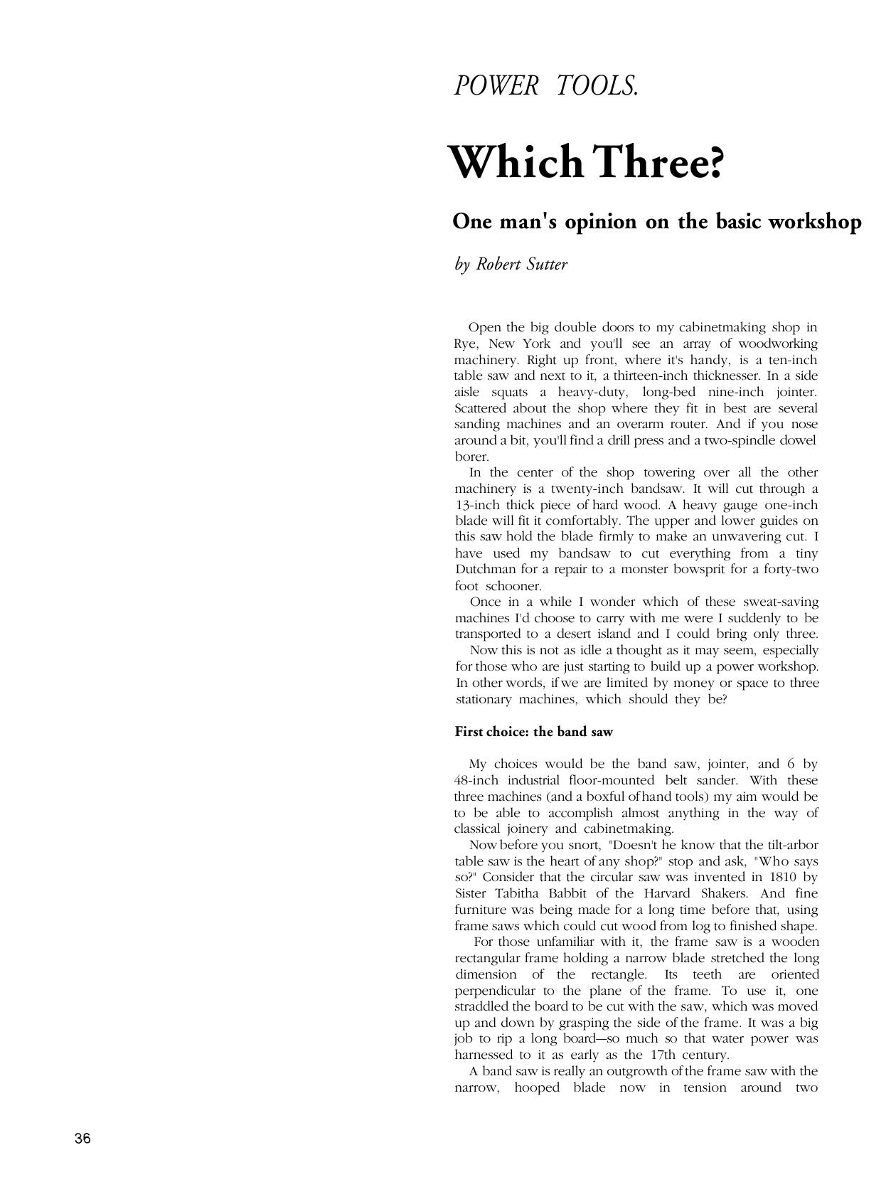 Which Three? by Robert Sutter