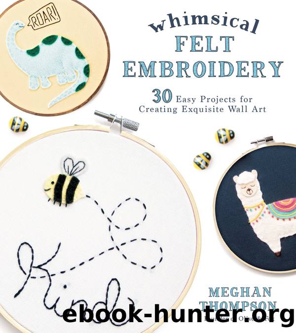 Whimsical Felt Embroidery by Meghan Thompson