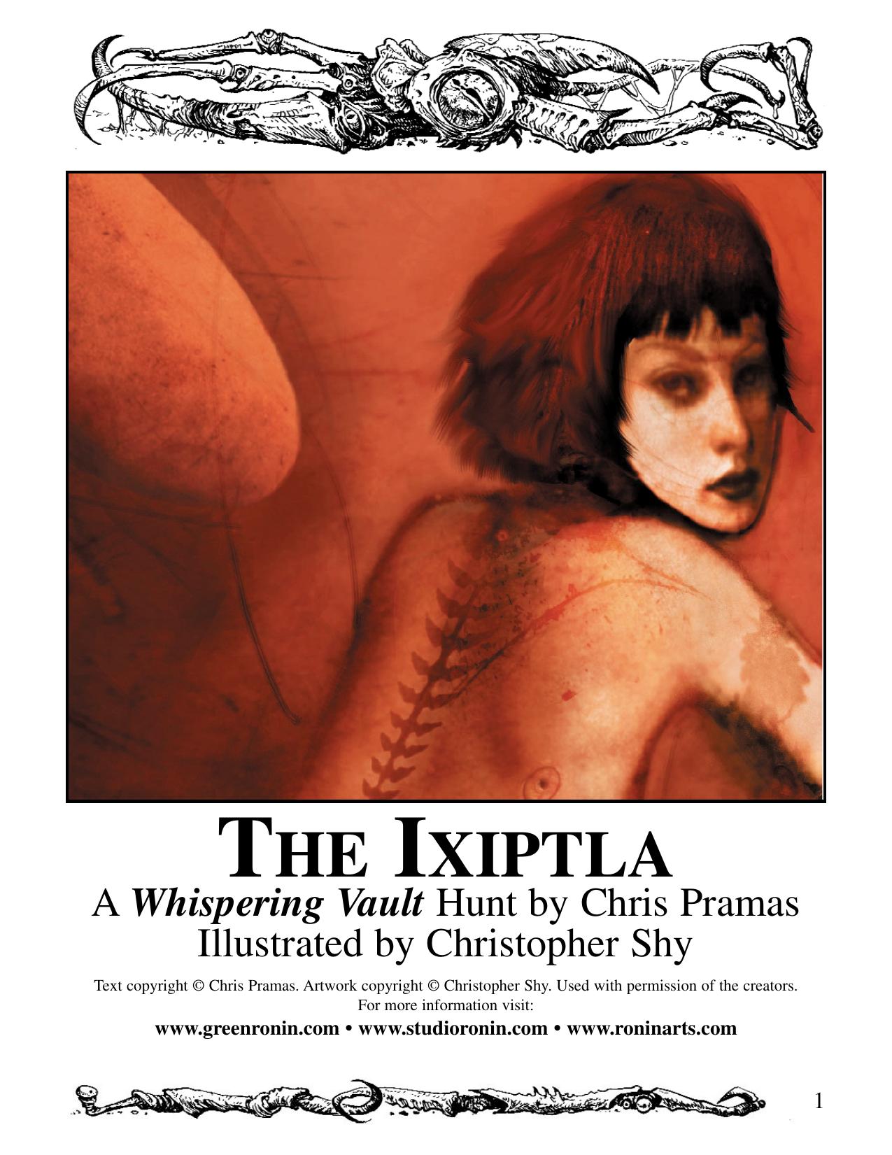 Whispering Vault Adventure by Chris Pramas www.roninarts.com