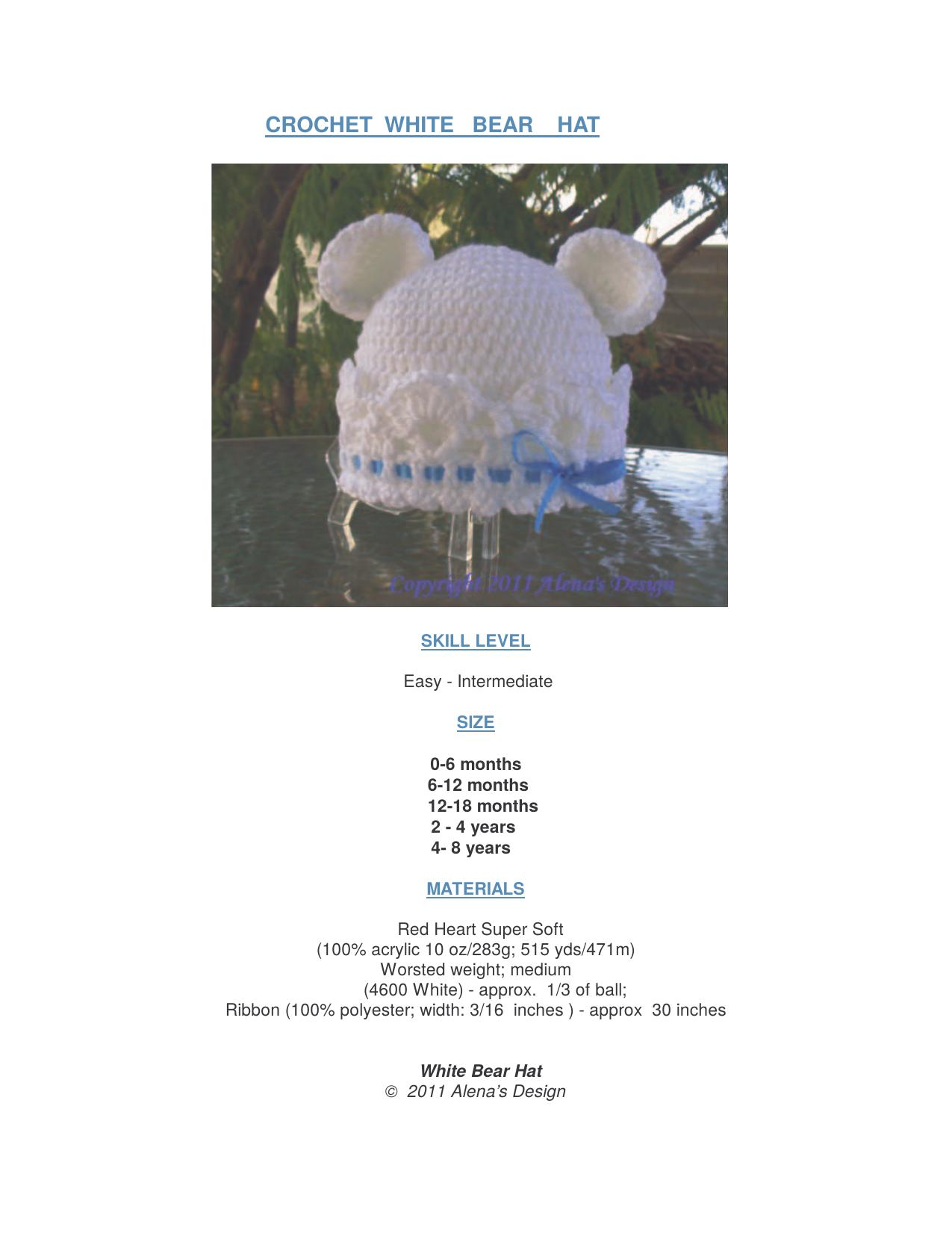 White Bear hat.wps by Sofiya