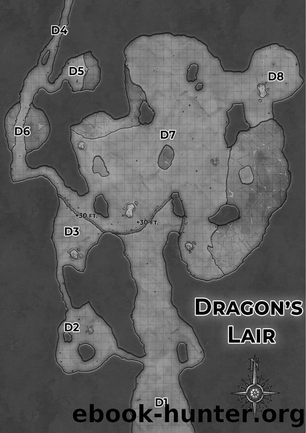 White Dragon's Lair (printer friendly) by Unknown