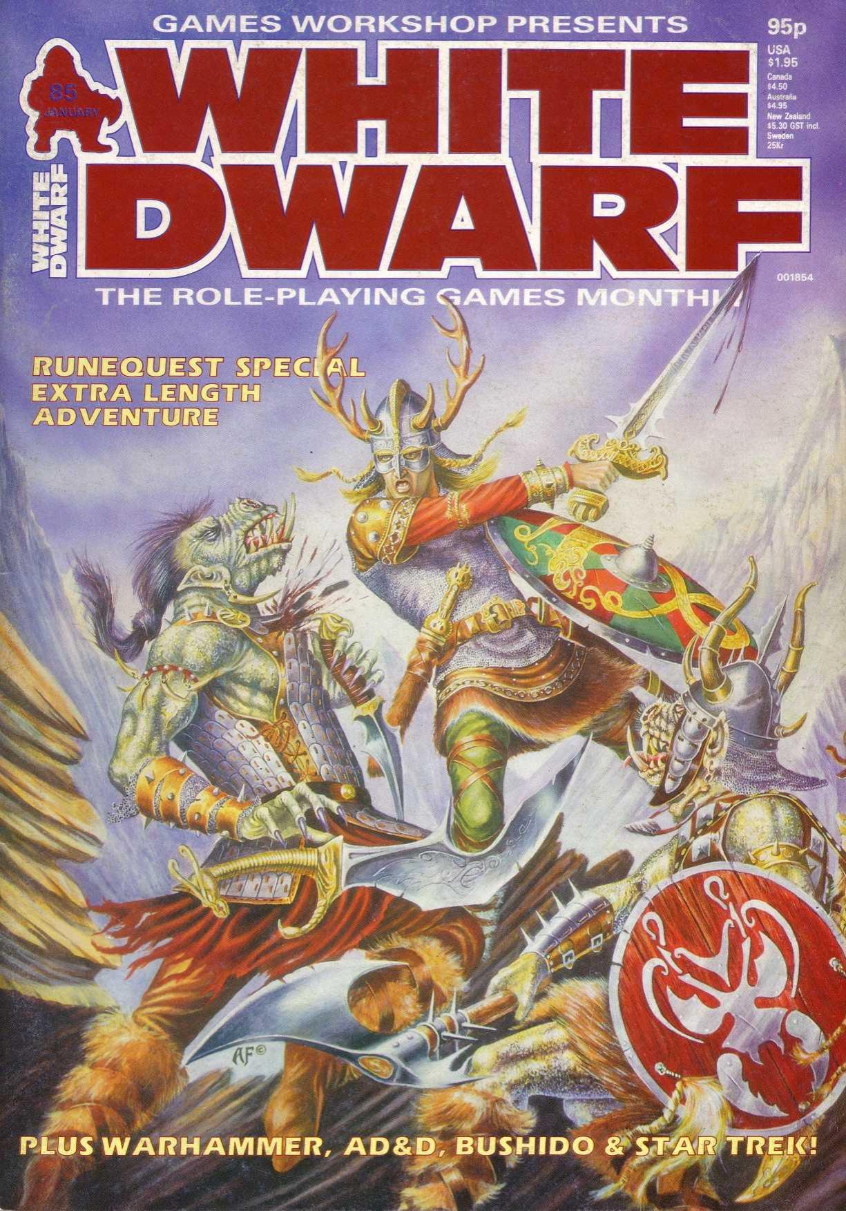 White Dwarf 085 by Games Workshop