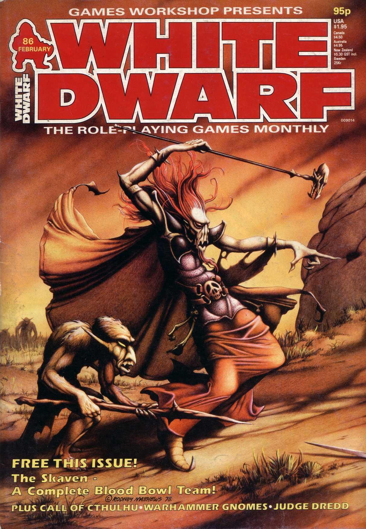 White Dwarf 086 by Games Workshop