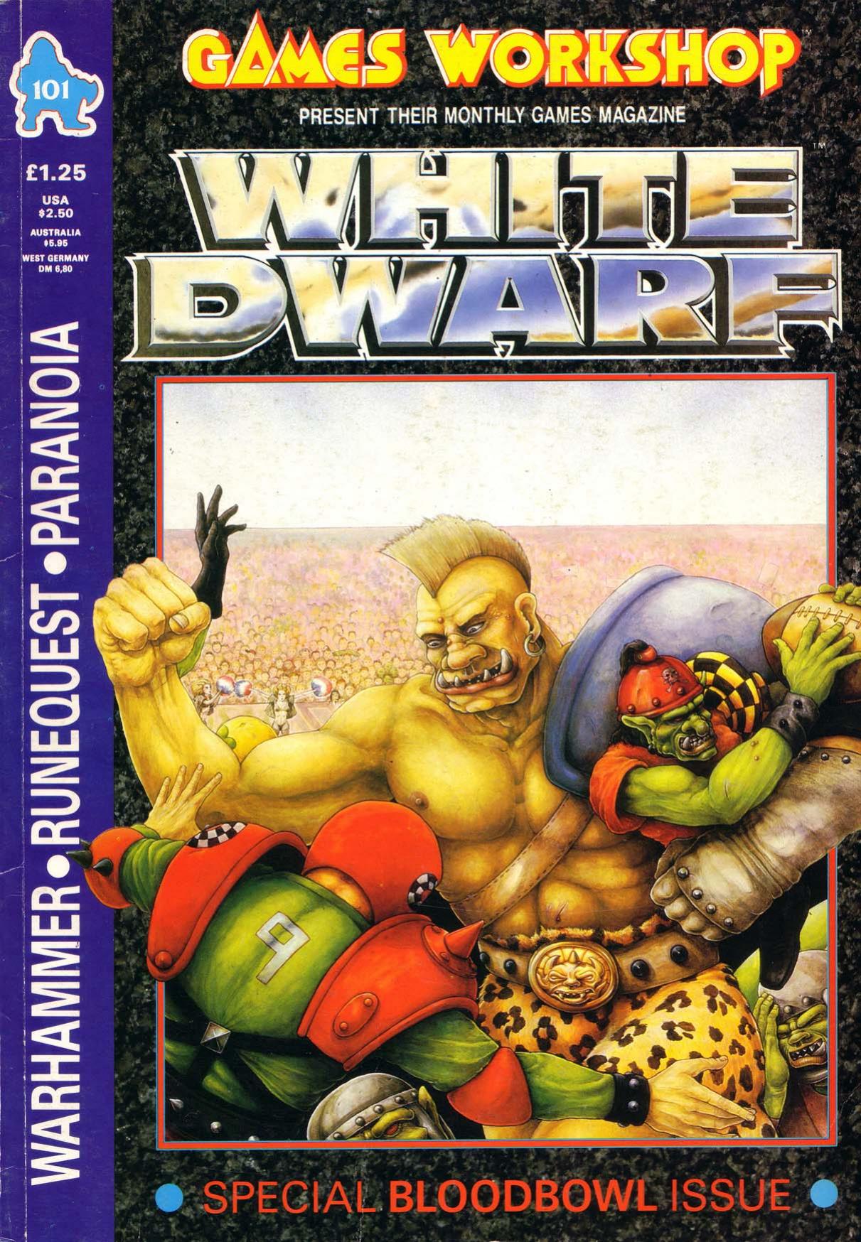 White Dwarf 101 --- Scanned by Number 6 --- by Games Workshop