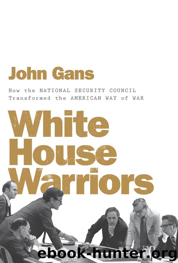 White House Warriors by John Gans