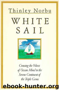 White Sail: Crossing the Waves of Ocean Mind to the Serene Continent of the Triple Gems by Norbu Rinpoche Thinley