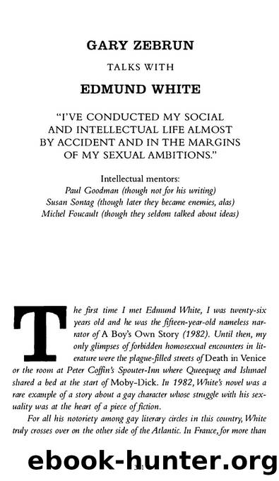 White, Edmund by Interview & Gary Zebrun (2005)