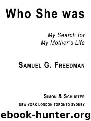 Who She Was by Samuel G. Freedman