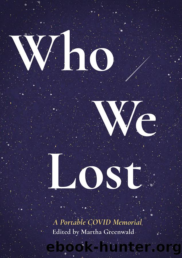 Who We Lost by Martha Greenwald