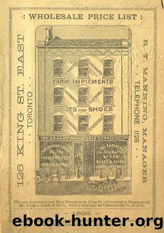 Wholesale (US) 1894 by Unknown