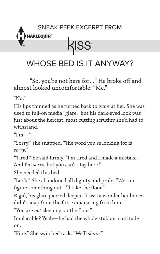 Whose Bed Is It Anyway? by Natalie Anderson