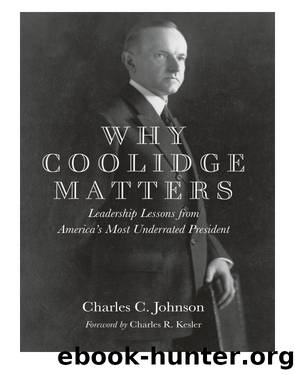 Why Coolidge Matters by Charles C. Johnson