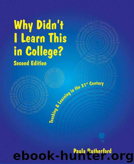 Why Didn't I Learn This in College? by Rutherford Paula
