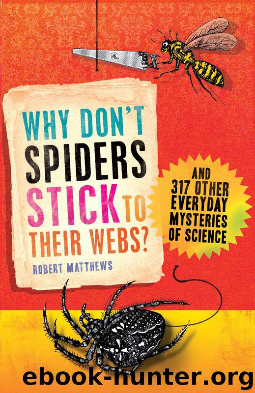 Why Don't Spiders Stick to Their Webs? by Matthews Robert