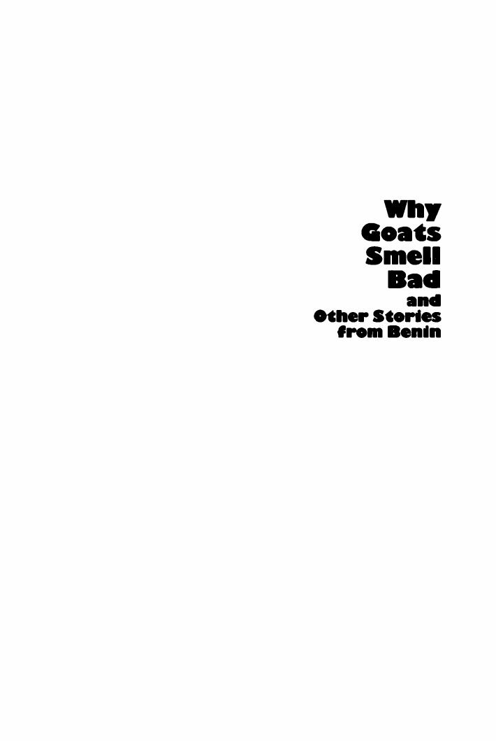Why Goats Smell Bad and Other Stories from Benin by Raouf Mama; Imna Arroyo