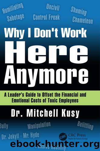 Why I Don't Work Here Anymore by Kusy Mitchell