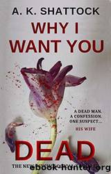 Why I Want You Dead by A. K. SHATTOCK