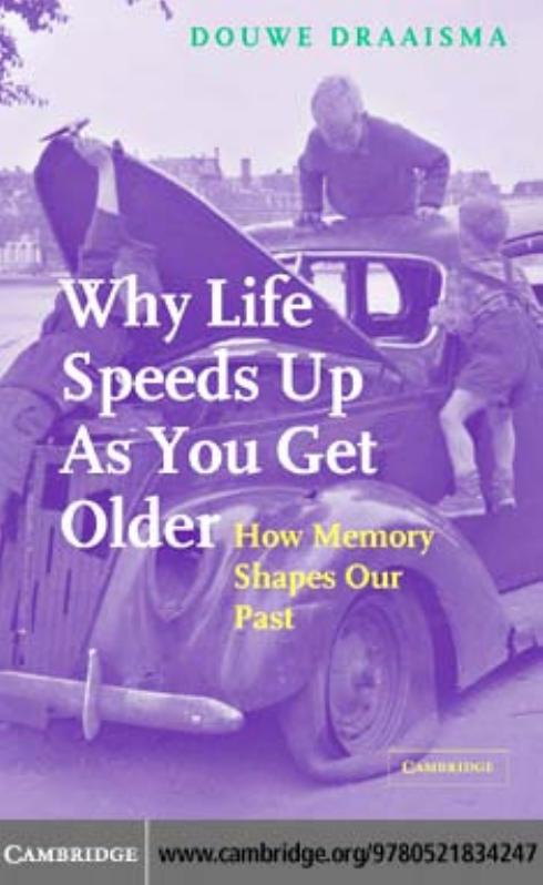 Why Life Speeds Up As You Get Older: How Memory Shapes Our Past by DOUWE DRAAISMA