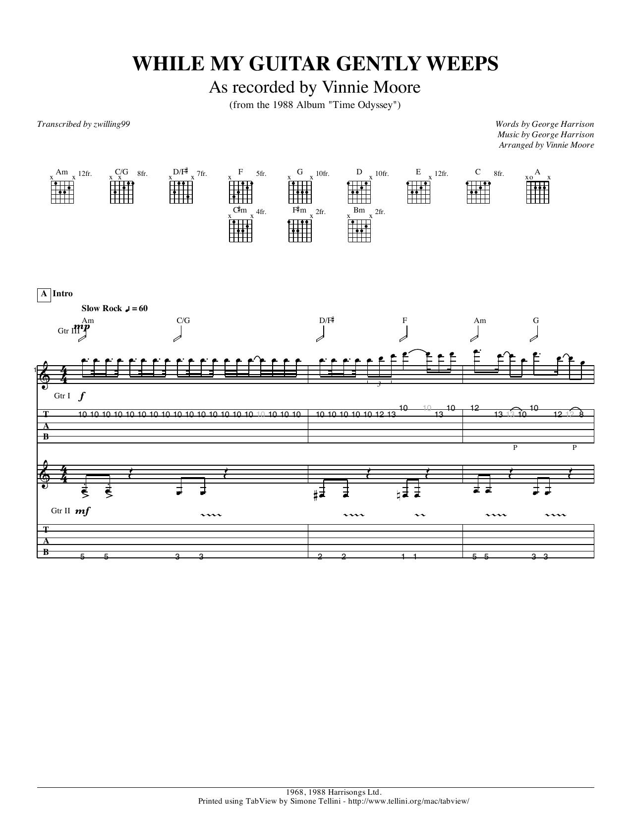 Why My Guitar Gently Weeps by Micah Mata