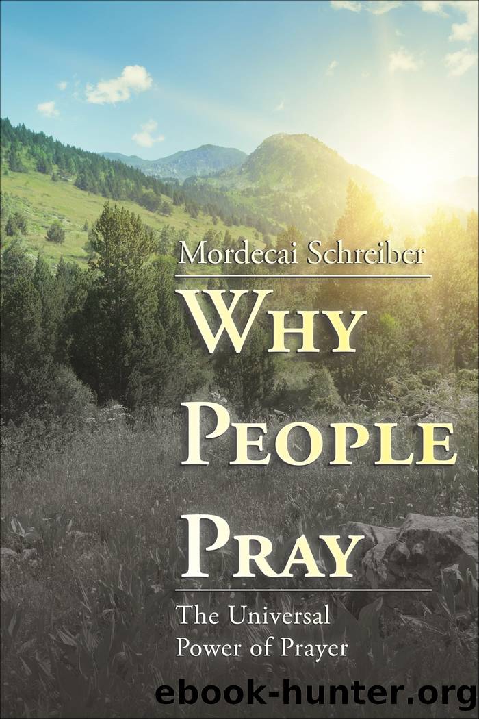 Why People Pray by Mordecai Schreiber