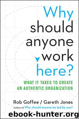 Why Should Anyone Work Here?: What It Takes to Create an Authentic Organization by Rob Goffee & Gareth Jones