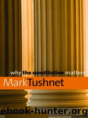 Why the Constitution Matters (Why X Matters Series) by Mark Tushnet