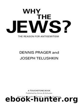 Why the Jews? by Dennis Prager