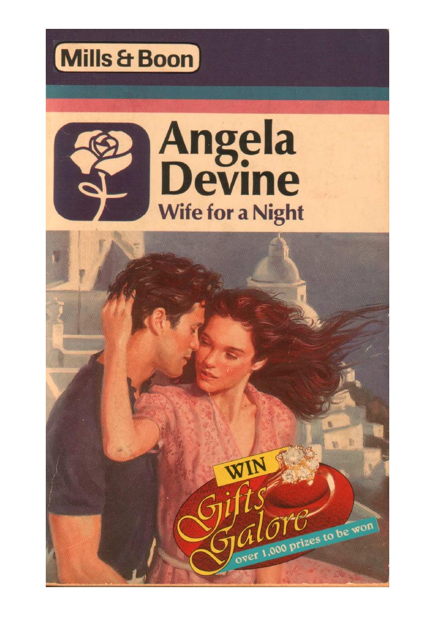 Wife For A Night by Devine Angela