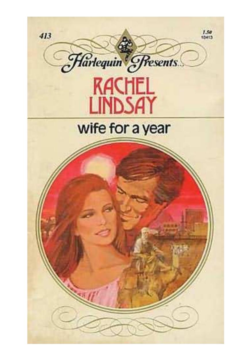 Wife For A Year by Lindsay Rachel