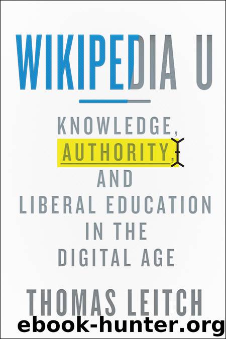 Wikipedia U by Thomas Leitch