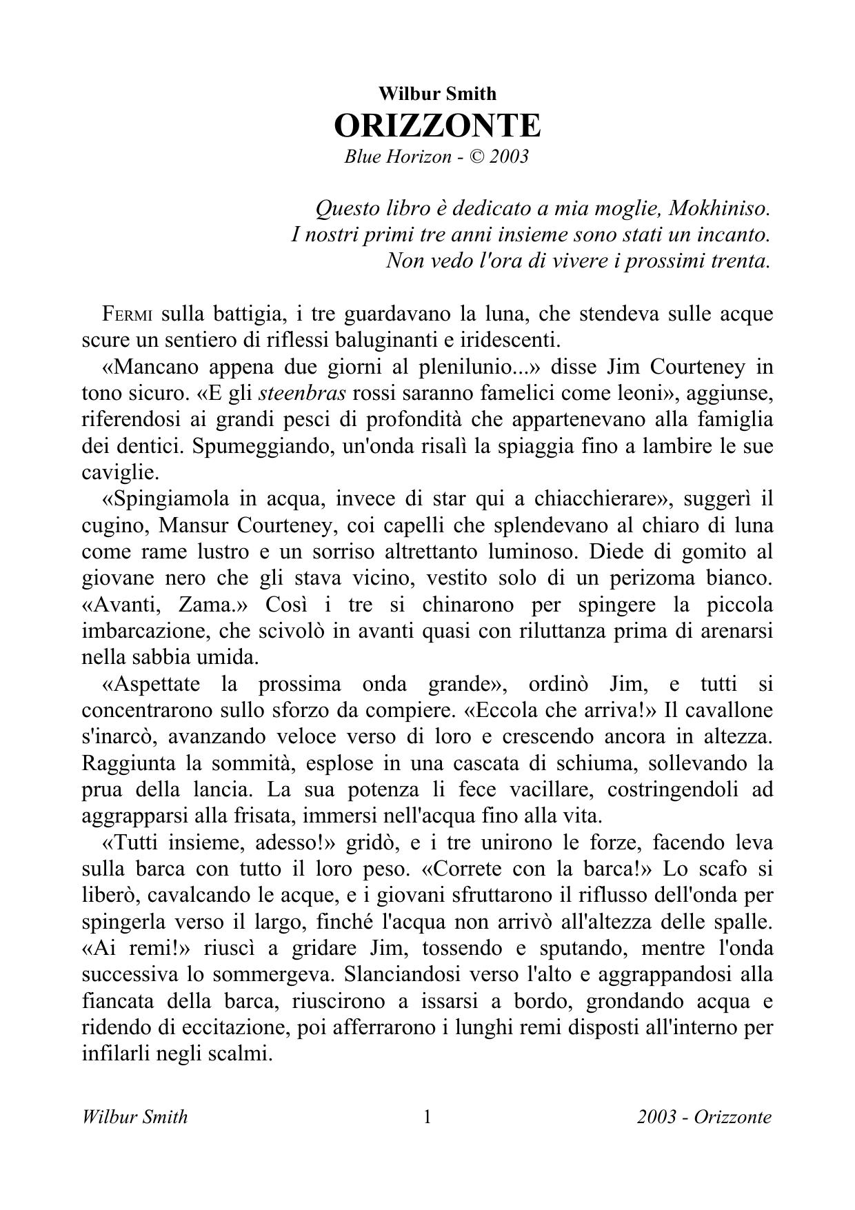 Wilbur Smith by Orizzonte (A4)