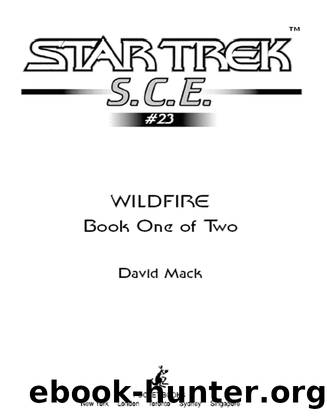 Wildfire Book 1 (Star Trek: Starfleet Corps of Engineers 23) by David Mack