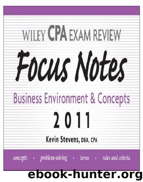 Wiley CPA Examination Review Focus Notes by Kevin Stevens