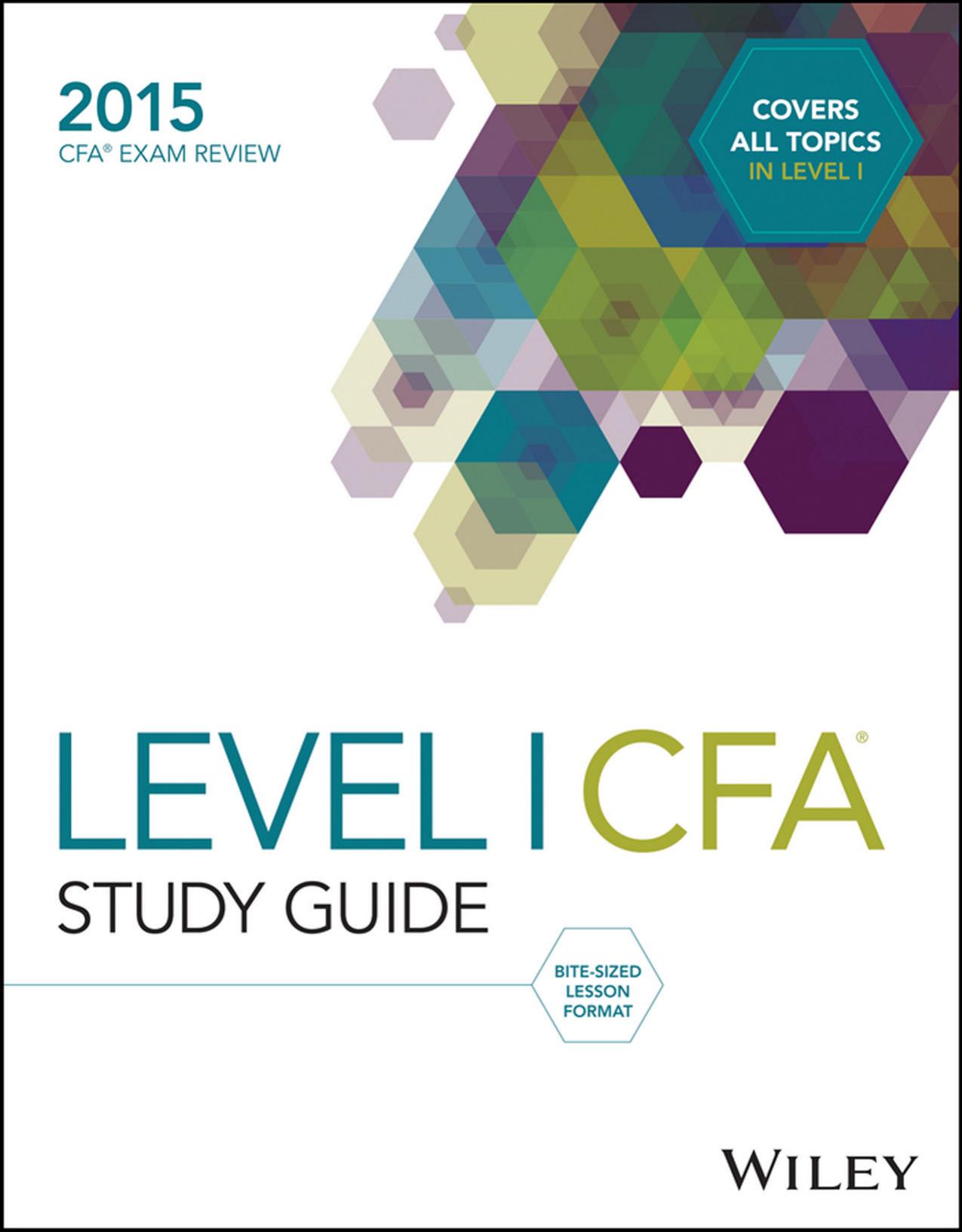 Wiley Study Guide for 2015 Level I CFA Exam: Complete Set by Wiley