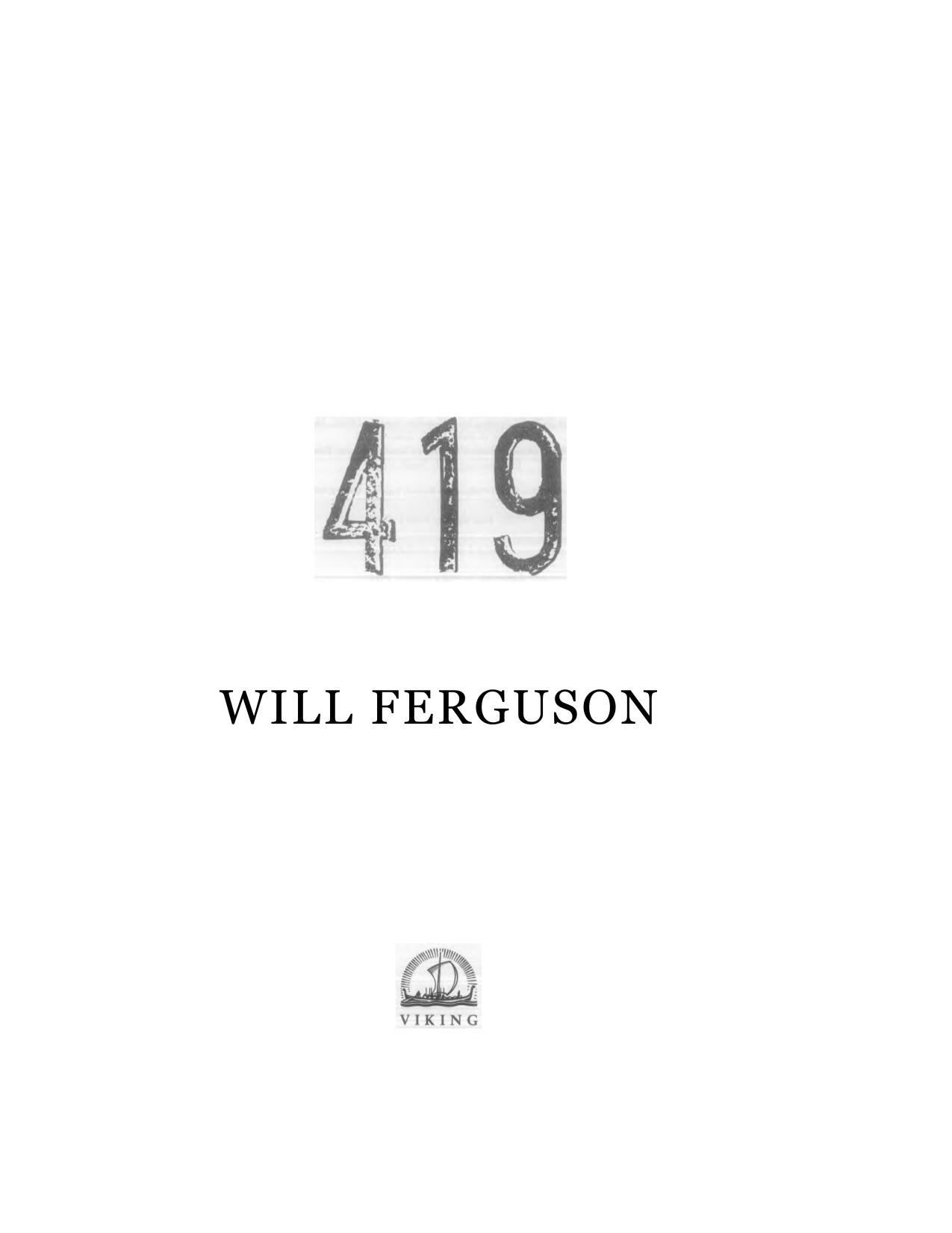 Will Ferguson by 419 (v1.1) (pdf)