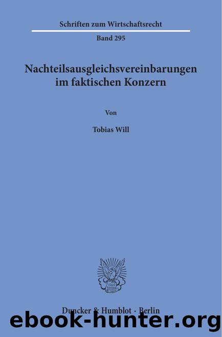 Will by Schriften zum Wirtschaftsrecht (9783428551835)