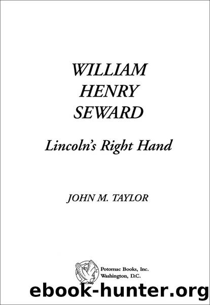 William Henry Seward by John M. Taylor
