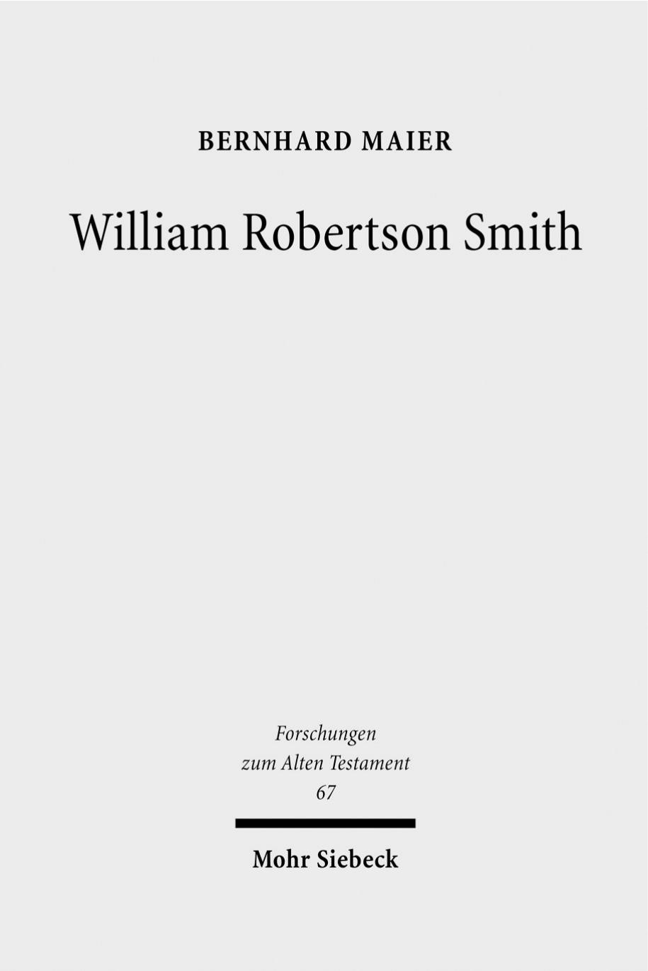 William Robertson Smith by Maier