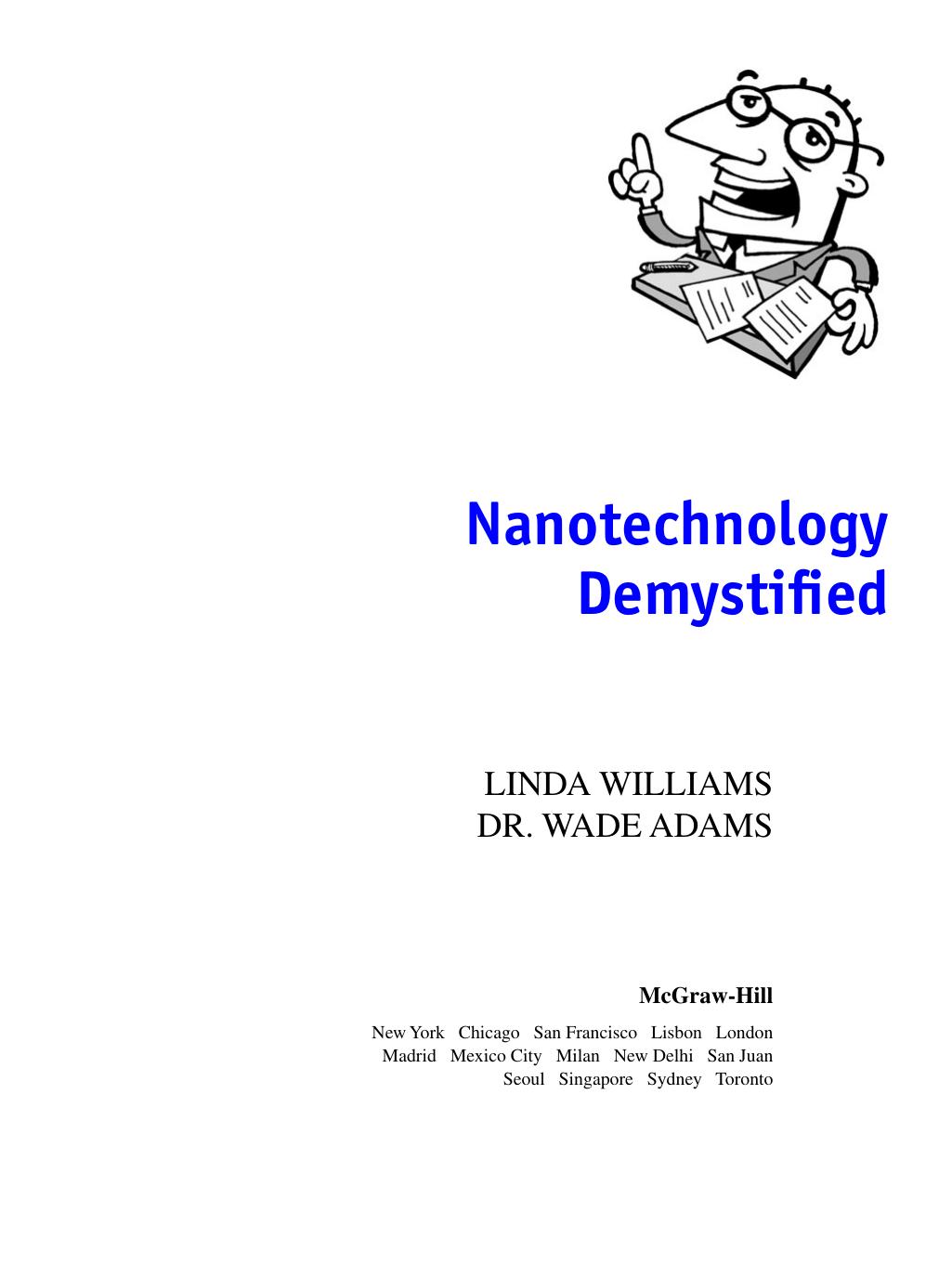 Williams by Nanotechnology Demystified