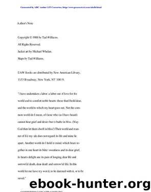 Williams, Tad - Memory, Sorrow, and Thorn 01 - The Dragonbone Chair by Williams Tad