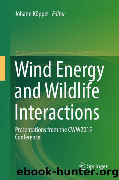 Wind Energy and Wildlife Interactions by Johann Köppel