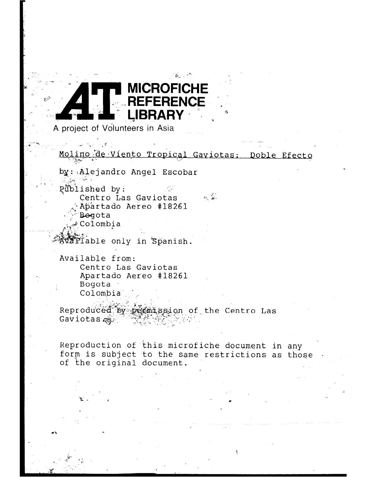 Wind Turbines (Spanish) by Unknown